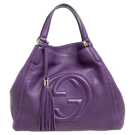 gucci purple handbag